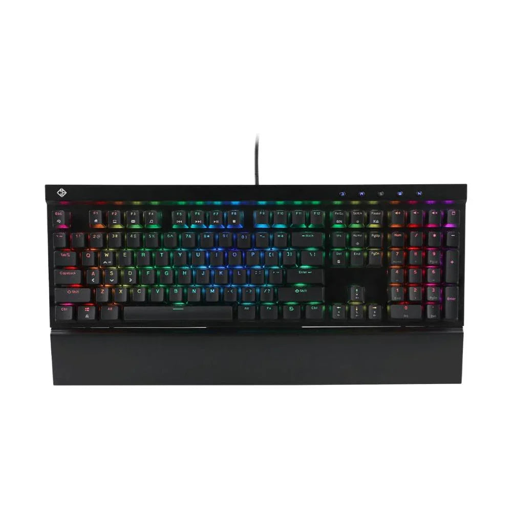 Cosmic Byte Black Eye PRO CB-GK-29 Wired Per Key RGB Mechanical Keyboard Outemu Blue Switches (Black) - (PRO CB-GK-29) - Navgun Global