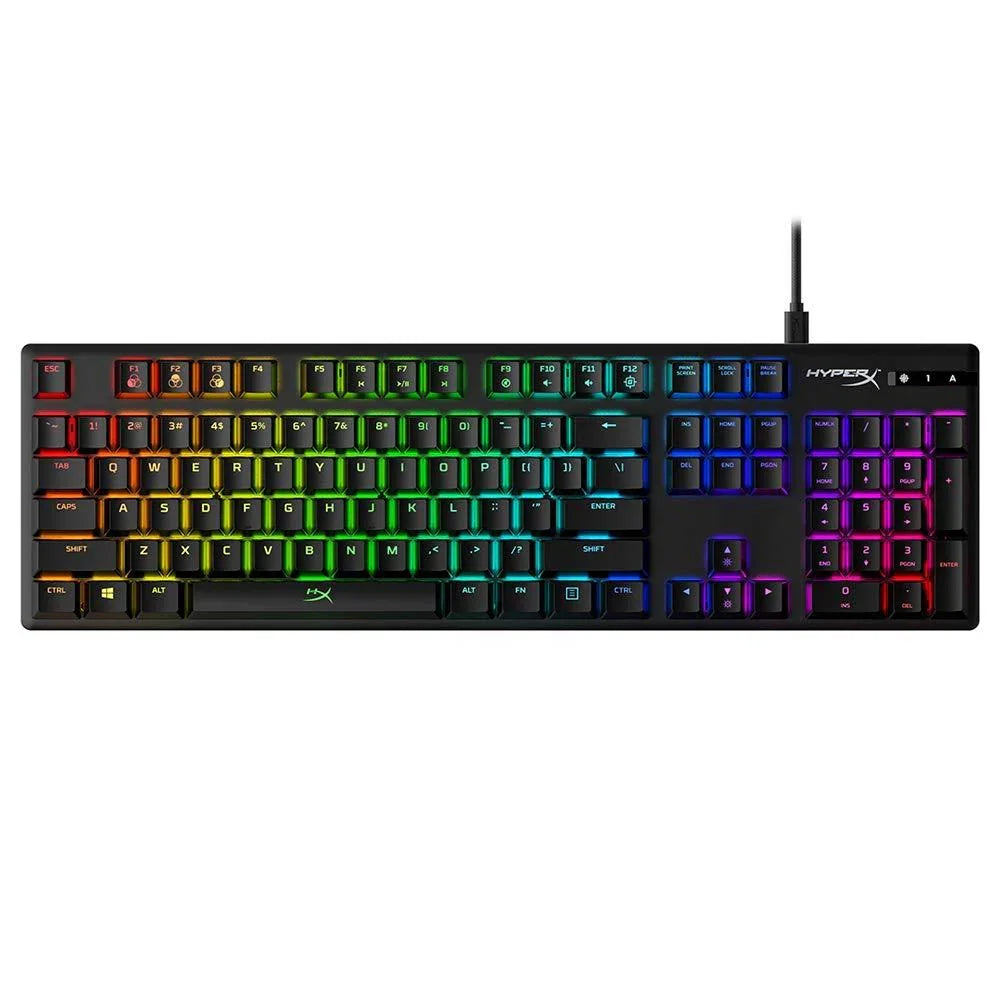 HYPERX Alloy Origins Full Size RGB Mechanical Gaming Keyboard (HyperX Red Linear Switch) - Navgun Global