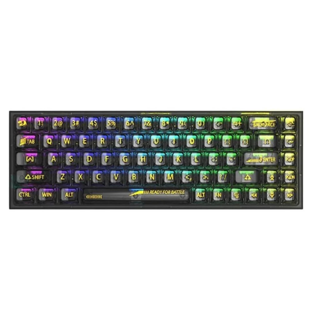 Redragon K631 Pro 65% Transparent Wireless Mechanical Keyboard Black - (K631 PRO Transparent Black) - Navgun Global
