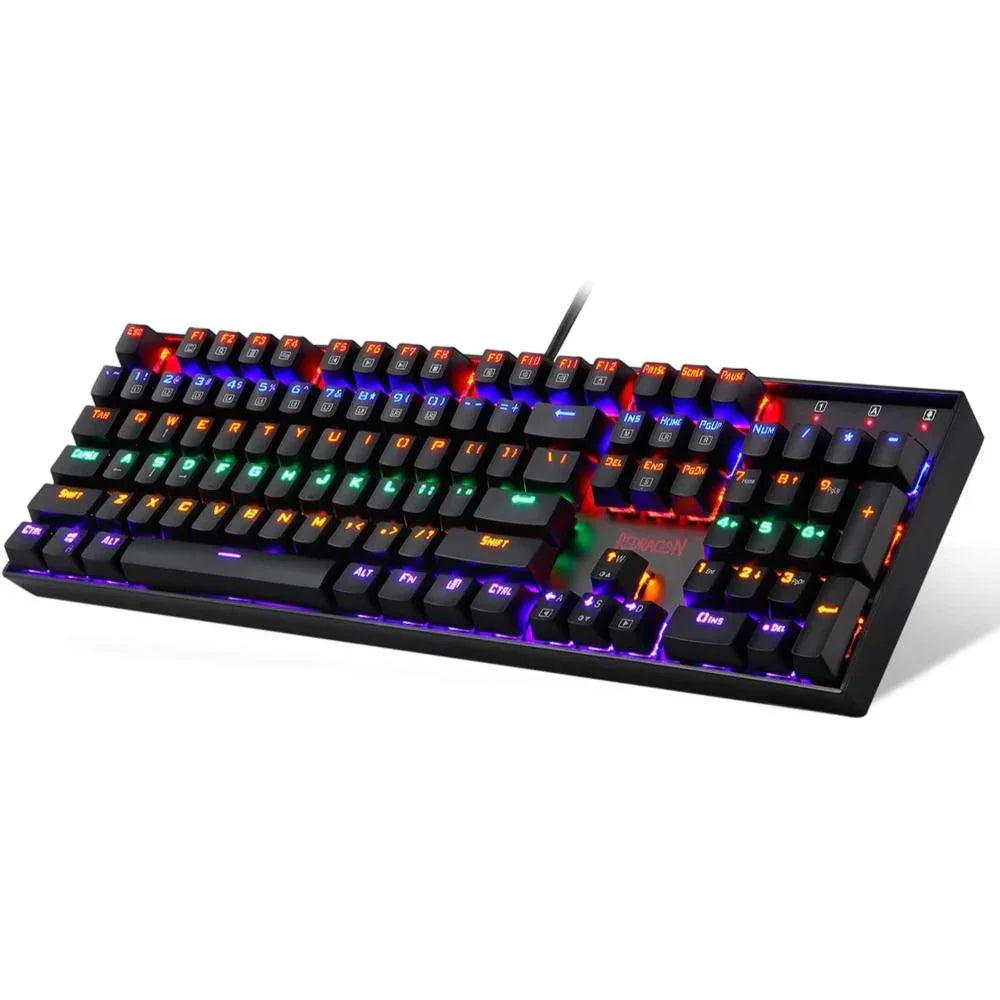 Redragon Mitra K551 RGB Mechanical Gaming Keyboard Black (Blue Switch) - (K551-RGB-MITRA) - Navgun Global