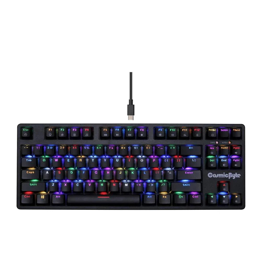 Cosmic Byte CB-GK-38 Trinity Optical Swappable Switch Keyboard (Wired) - (CB-GK-38) - Navgun Global