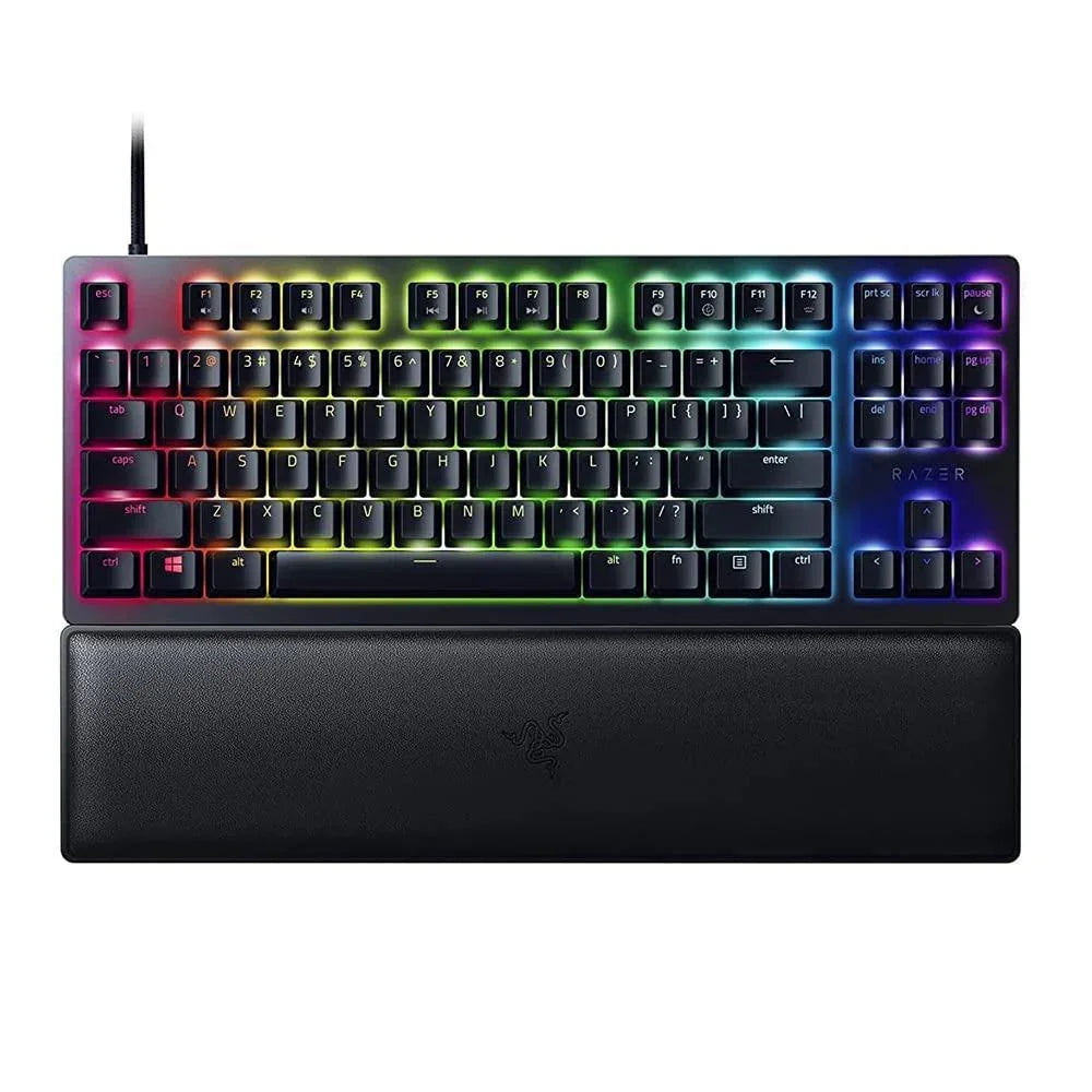 Razer Huntsman V2 Tenkeyless - Optical Gaming Keyboard (Clicky Purple Switch) - US Layout - Navgun Global
