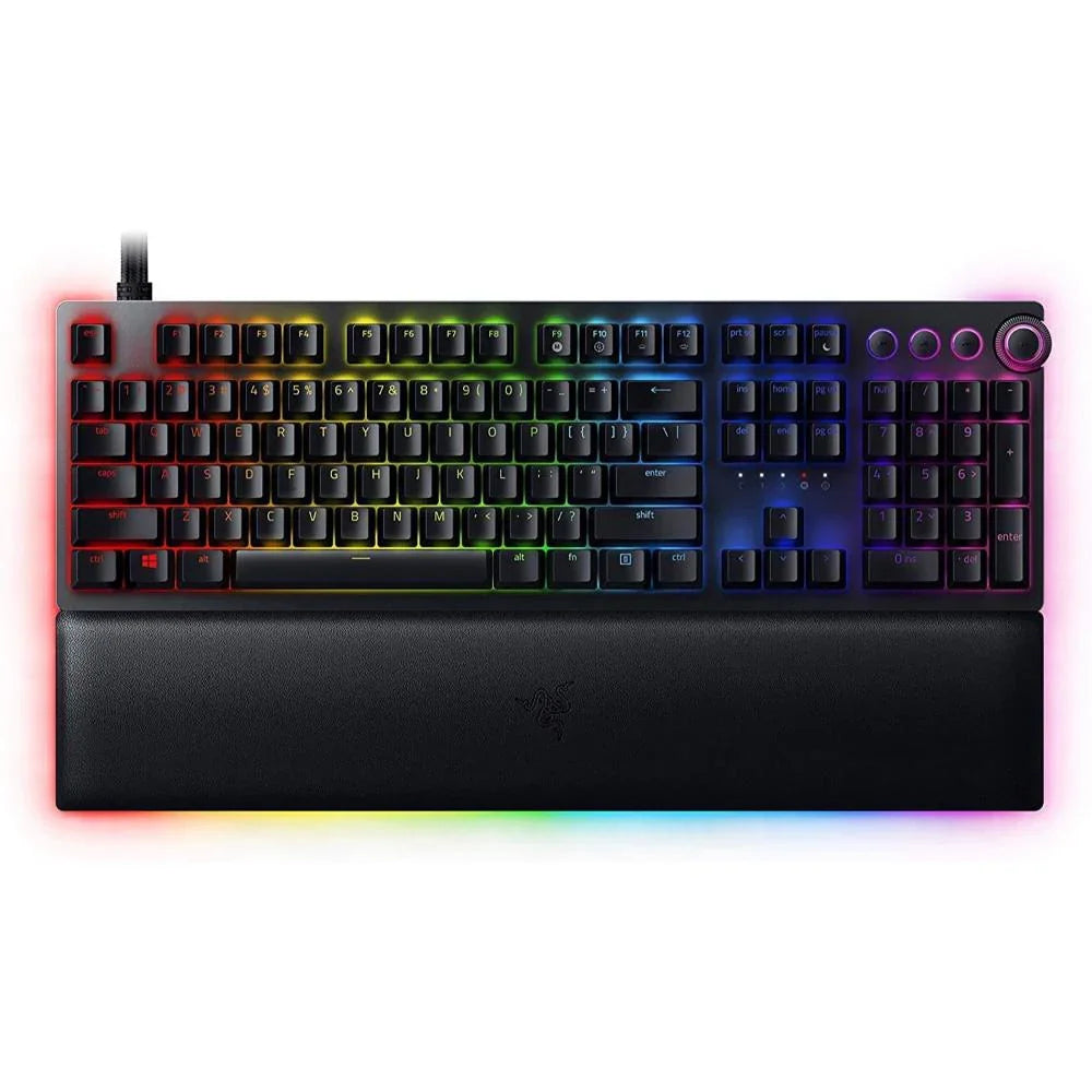 Razer Huntsman V2 Clicky Optical Purple Switch Mechanical Gaming Keyboard - Navgun Global
