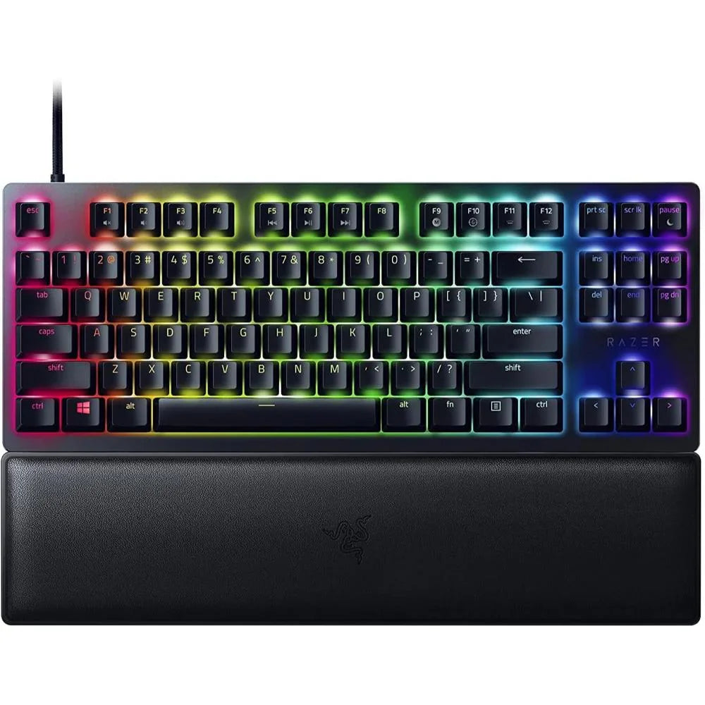 Razer Huntsman V2 Tenkeyless - Optical Gaming Keyboard (Linear Red Switch) - Navgun Global