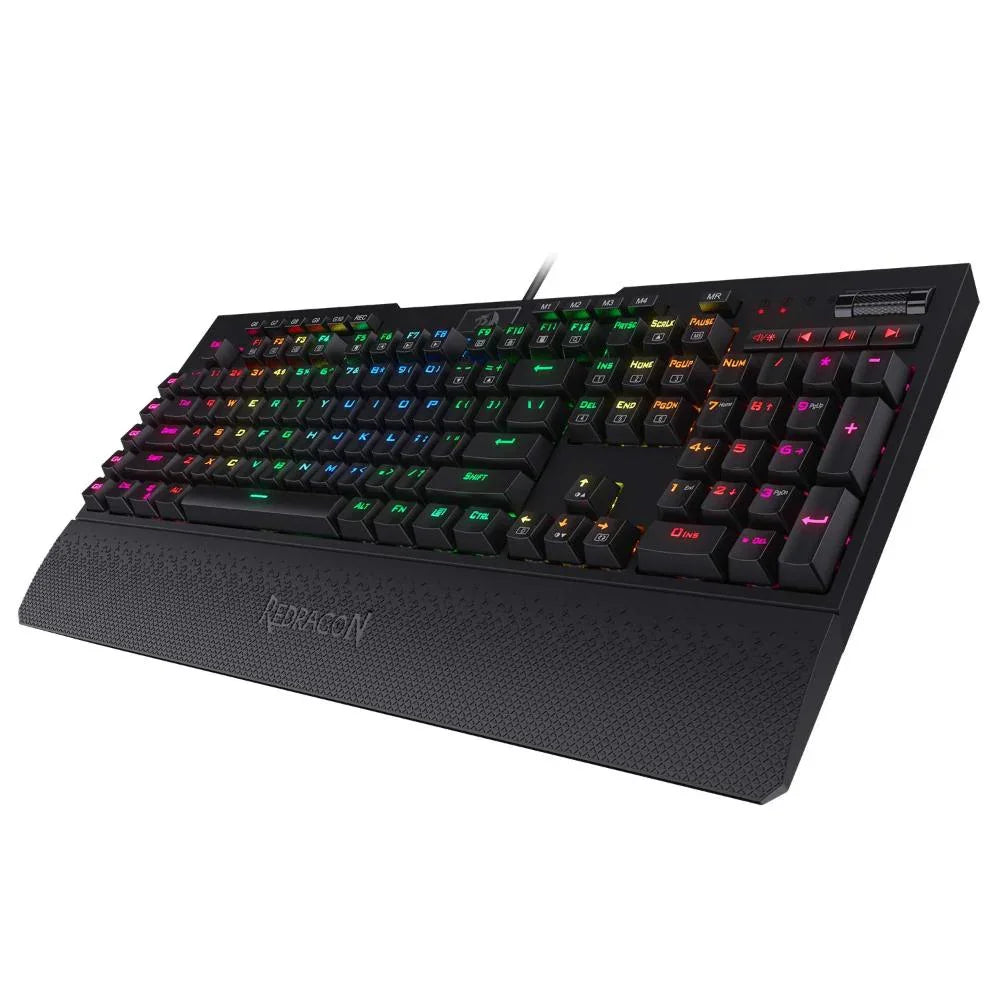 REDRAGON K586 BRAHMA (Red Switch) (wired) Keyboard for PC (Black) - (K586-BRAHMA) - Navgun Global