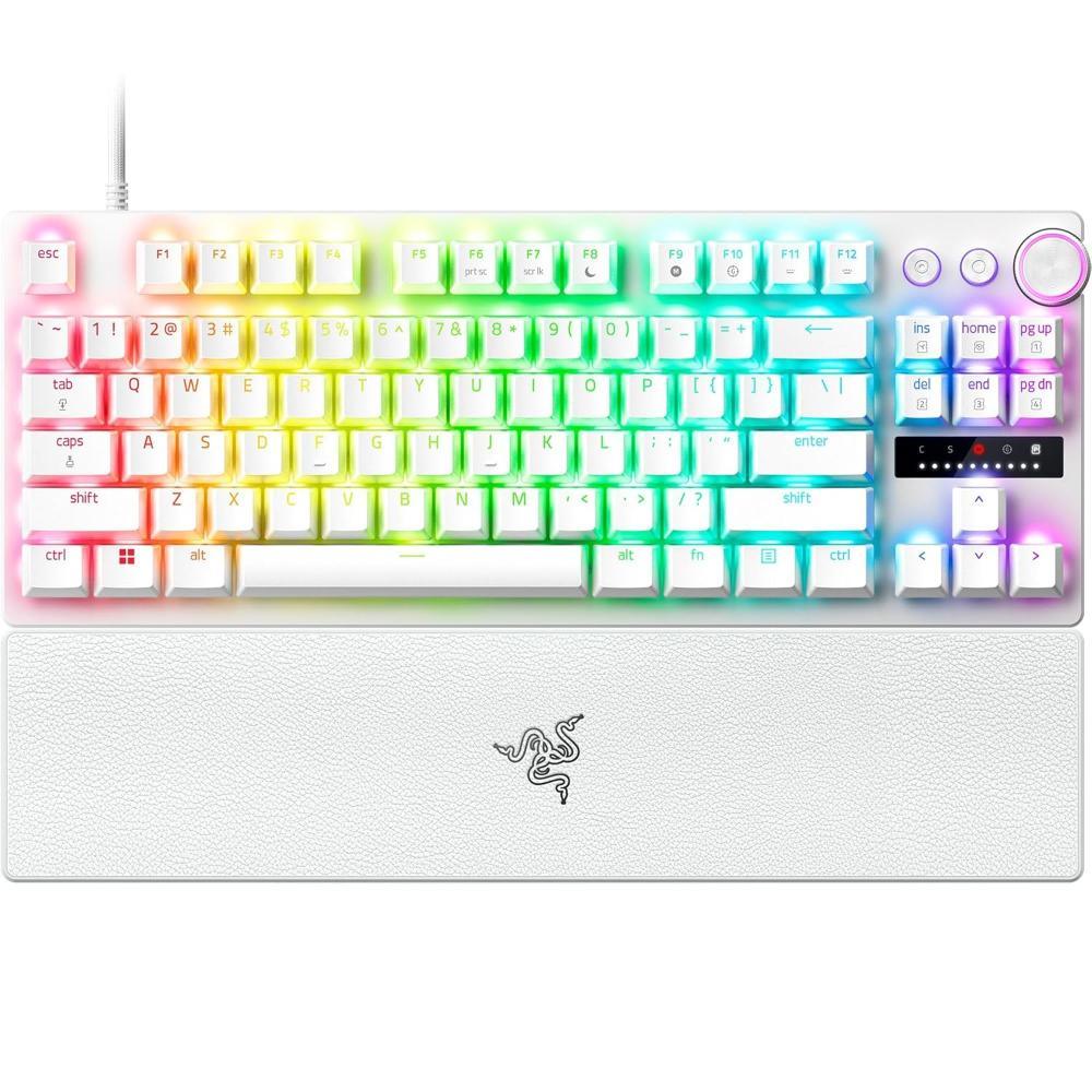 Razer Huntsman V3 Pro Tenkeyless - Tenkeyless Analog Optical Esports Keyboard - White Edition - US Layout – World Packaging - Navgun Global