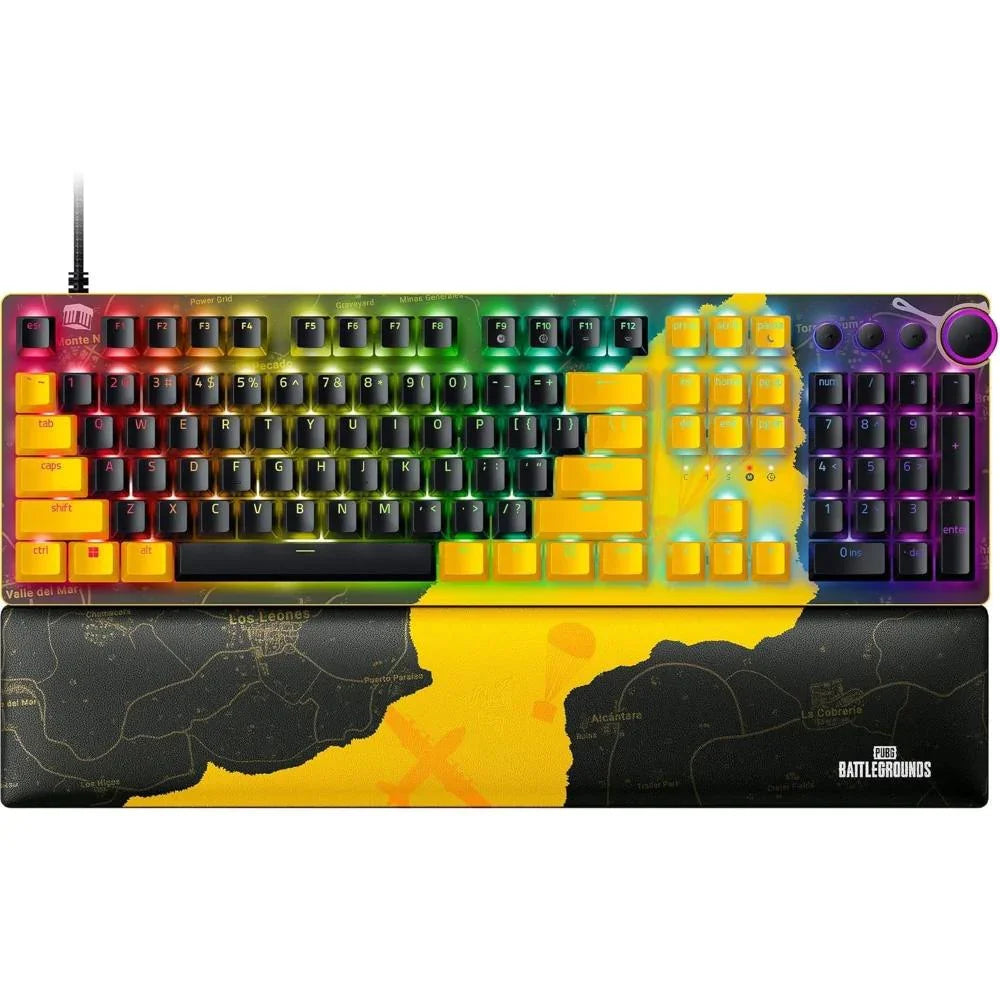 Razer Huntsman V2 PUBG – BattleGrounds Edition Gaming Keyboard Linear Optical Red Switches - Navgun Global