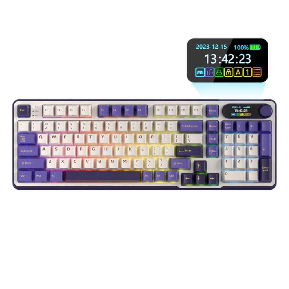 Royal Kludge S98 96% Wireless Mechanical Keyboard - Blackberry - Navgun Global
