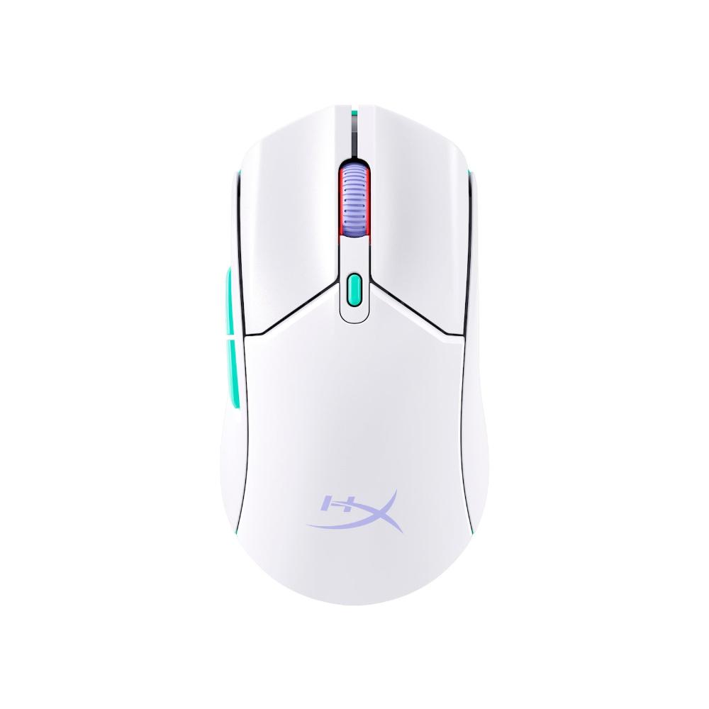 HYPERX Pulsefire Haste 2 Core Wireless Ambidextrous Gaming Mouse (8R2E7AA) (12000 DPI / 6 Macro Buttons) ( White ) - Navgun Global