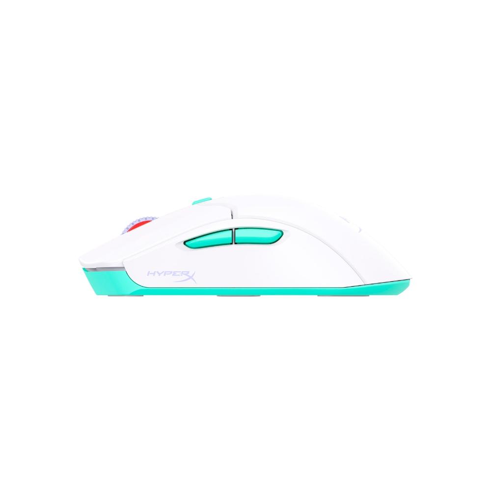 HYPERX Pulsefire Haste 2 Core Wireless Ambidextrous Gaming Mouse (8R2E7AA) (12000 DPI / 6 Macro Buttons) ( White ) - Navgun Global