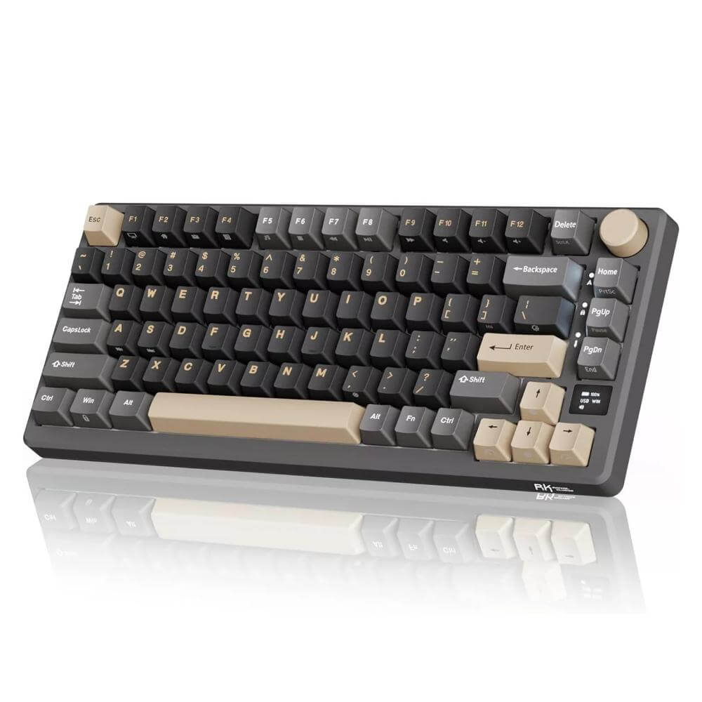 ROYAL KLUDGE RK M75 75% RGB Mechanical Wireless Gaming Keyboard - Phantom - Navgun Global